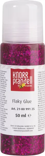 Κόλλα knorr prandell glue glitter flaky 50ml φούξια - Knorr prandel