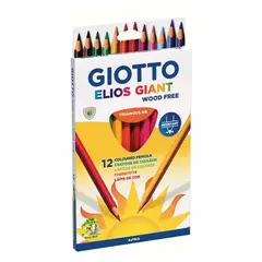 Ξυλομπογιές giotto elios giant 12 τεμάχια - Giotto