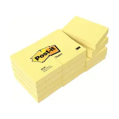 Αυτοκόλλητα χαρτάκια post-it 3m 653 38x51mm 12x100 φύλλα - 3m