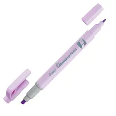 Μαρκαδόρος υπογράμμισης pentel illumina 2πλής όψεως pastel violet - Pentel