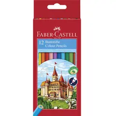 Ξυλομπογιές faber castell κάστρο 12 τεμάχια - Faber castell
