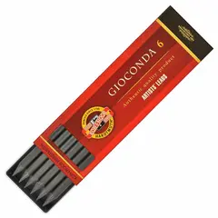 Μύτες kohinoor gioconda 5.6mm charcoal 6 τεμάχια - Kohinoor