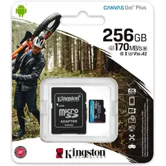 Κάρτα μνήμης kingston memory card microsd canvas go plus 256gb - Kingston