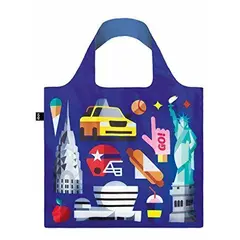 Shopping bag loqi & πορτοφολάκι new york - Loqi
