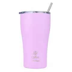 ποτήρι θερμός estia coffee mug save the aegean 500ml lavender purple - Estia