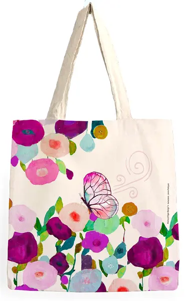 τσάντα βαμβακερή premium paper butterfly - Premium paper