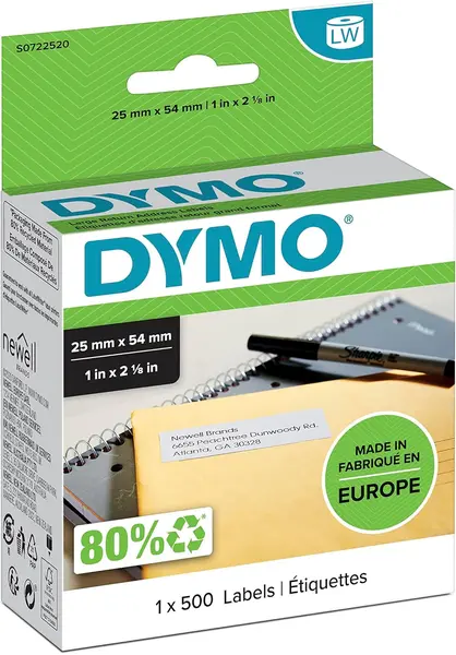Ετικέτες dymo 11352 lw return address labels 54mm x 25mm - Dymo