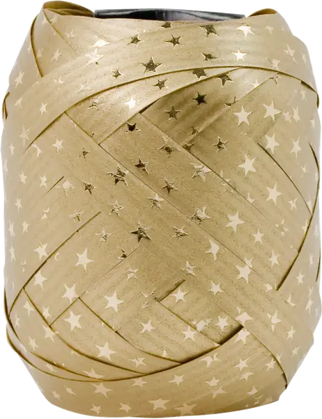 Κορδέλα χρυσή με αστέρια 20 μέτρα - Kangaro