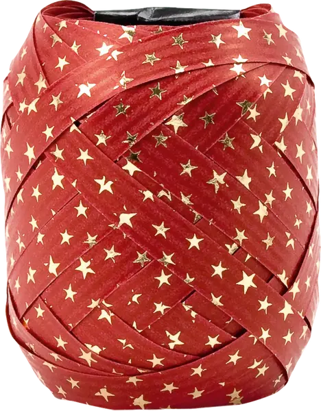 Κορδέλα κόκκινη με αστέρια 20 μέτρα - Kangaro