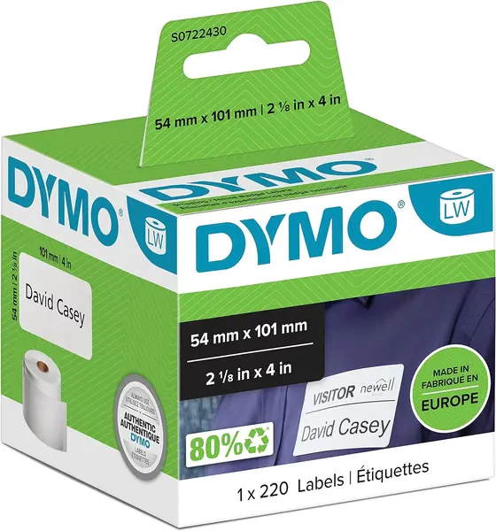 Ετικέτες dymo 99014 lw shipping-badge labels 101mm x 54mm - Dymo