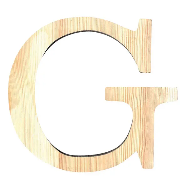 Γράμμα artemio ξύλινο g 18.5cm - Artemio