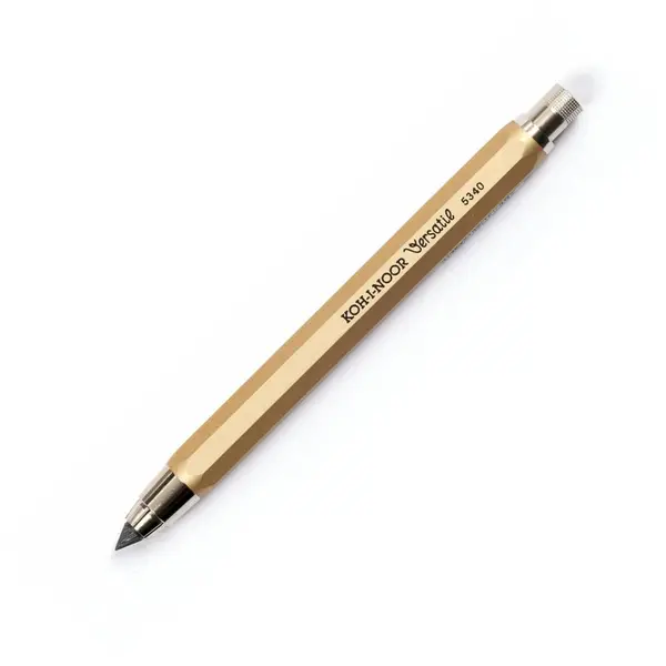 Μηχανικό μολύβι koh-i-noor 5340 hardtmuth 5,6mm με ξύστρα χρυσό - Kohinoor