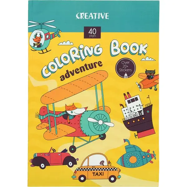 Βιβλίο ζωγραφικής creative adventure 40 φύλλα - 