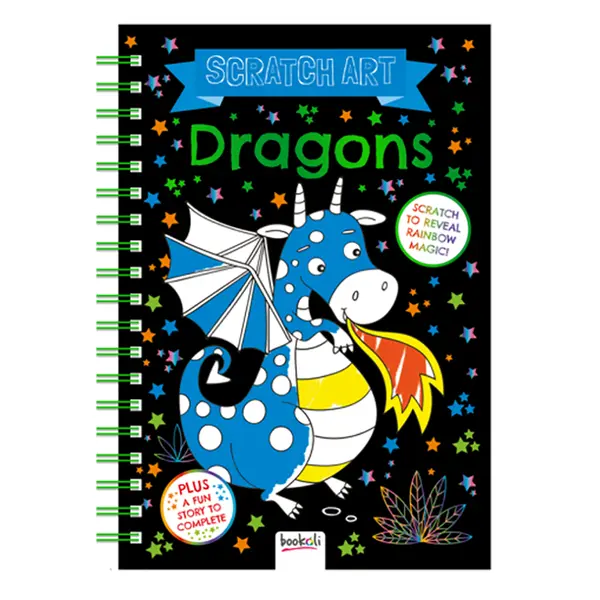 Μπλοκ ζωγραφικής scratch art fun makes: dragons - Bookoli