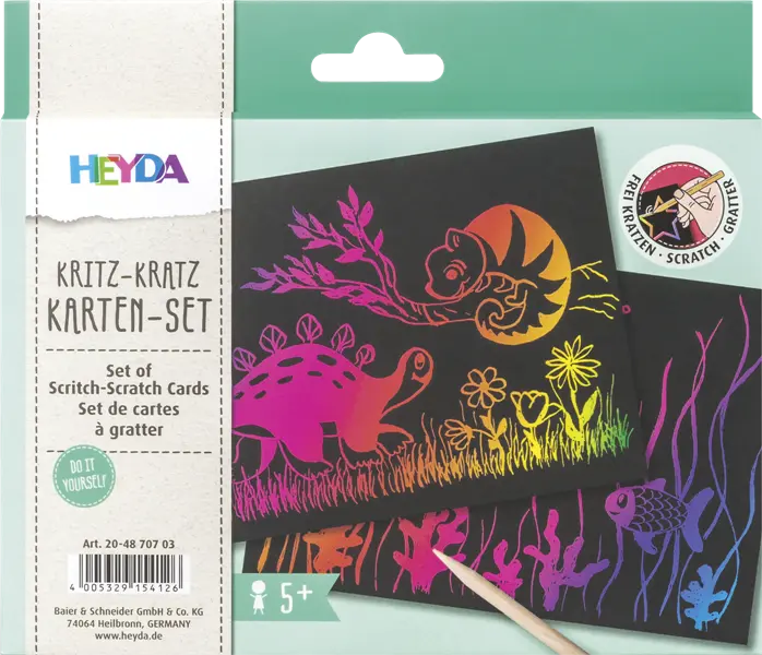 Κάρτες heyda scratch 12 τεμάχια - Heyda